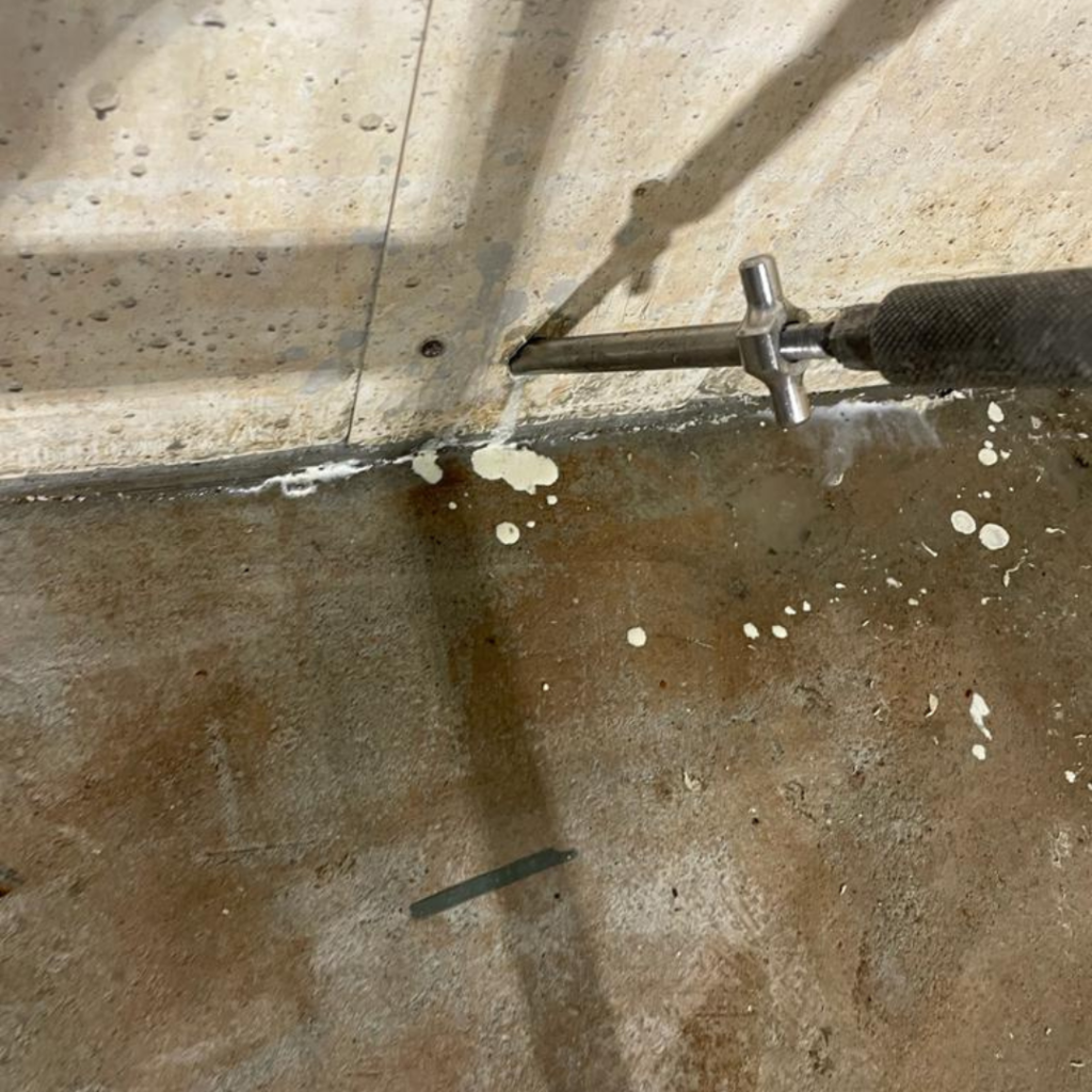 leak repair for water damage on Lift Shaft