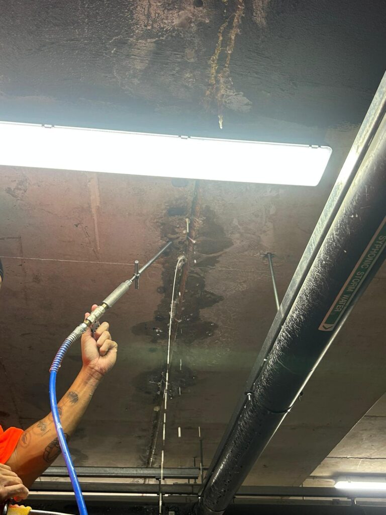 man who applied basement leak repair in Sydney
